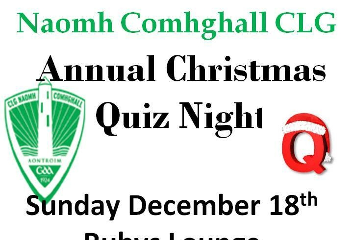 St Comgalls Quiz Night