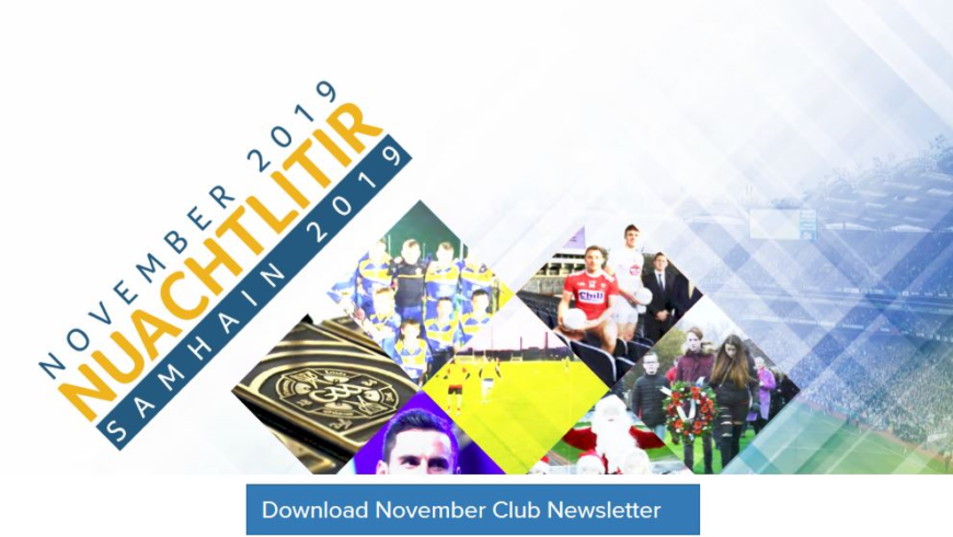 GAA Club newsletter